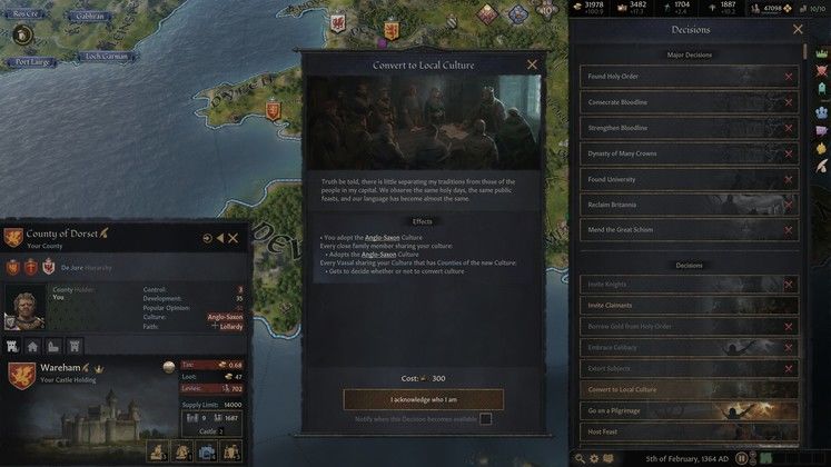 Crusader Kings 3 Culture Change Guide