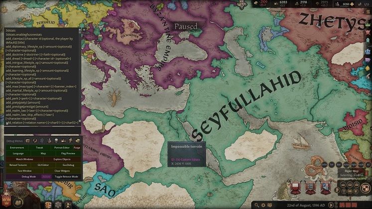 Crusader Kings 3 Console Commands and Cheats