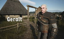 Manor Lords Geralt from The Witcher 3